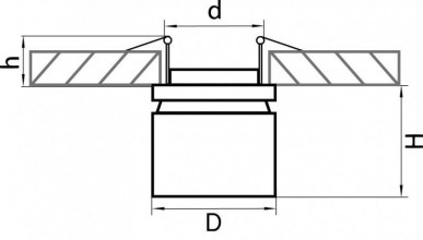 Встраиваемый светильник Lightstar 214806