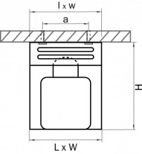 Накладной светильник 104010