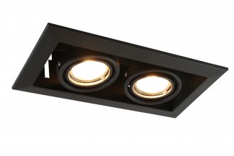 Встраиваемый светильник Cardani Piccolo A5941PL-2BK