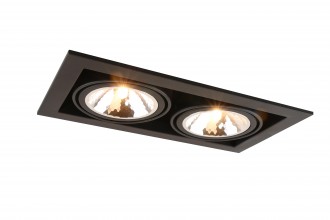 Встраиваемый светильник Cardani Semplice A5949PL-2BK