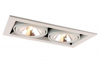 Встраиваемый светильник Cardani Semplice A5949PL-2WH