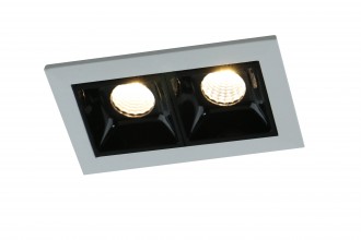 Встраиваемый светодиодный светильник Grill A3153PL-2BK