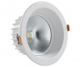 2138 Светильник встраиваемый белый d10 h5 Led 5W (4000K)