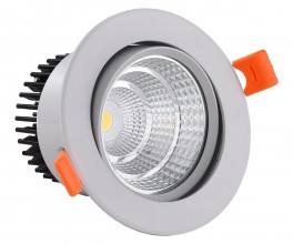 2142 Светильник встраиваемый белый d10,5 h7 Led 10W (4000K)