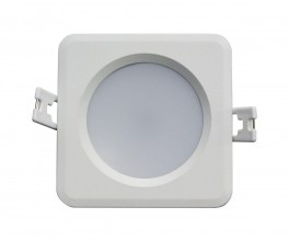 2149 Светильник встраиваемый белый h7 w9*9 Led 7W (4000K) IP65