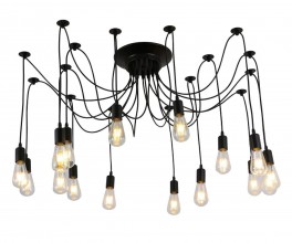 6507-16ax Подвес Блиц черный d140 h120 E27 16*40W