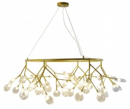 07521-54A,33 Люстра Ветта золото (прозрачные плафоны) d115 h160 G4 54*2W (Led лампы в комплекте, 400