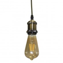 0981201D Подвес Никол золото диммируемый d10 h200 E27 1*6W (лампа в комплекте)