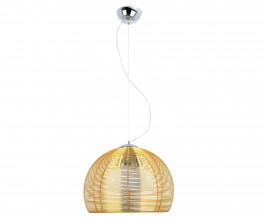 6071-2,03 Подвес Сепет золото d38 h40-100 E27 3*40w (лампы в комплекте)