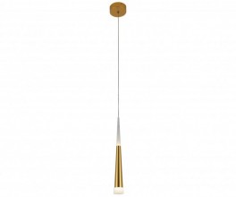 6114-1A,33 Подвес Рэй золото d8 h200 Led 7w (4000K)