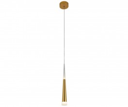 6114-1A,33 Подвес Рэй золото d8 h200 Led 7w (4000K)