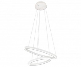 08219,01A(4000K) Подвес Тор белый d60+40 h110 Led 60W (4000K)