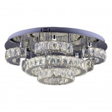 08611(3000-6000K) Люстра Стелла-Кристалл хром d60 h26 Led 68W (3000-6000K) с пультом ДУ