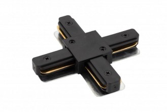 TR1104-BK Соединитель для шинопровода X-образный, черный