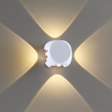 4221/8WL HIGHTECH ODL21 093 бел/металл Настенный светильник IP54 LED 8W 732Лм 3200K MIKO