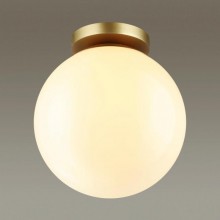 4248/1C HIGHTECH ODL21 101 золотист/металл/белый/акрил Потолочный светильник IP44 E27 LED 9W BOSCO