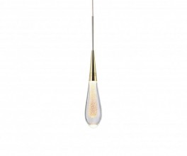 07861-1A,33 Подвес Гутта золото d10 h190 Led 3W (3000k)