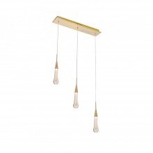 07861-3AS,33 Подвес Гутта золото w50*7 h190 Led 9W (3000k)