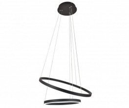 08219,19A(4000K) Подвес диммируемый Тор черный d60+40 h110 Led 60W (4000K)