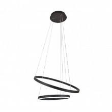 08219,19A(4000K) Подвес диммируемый Тор черный d60+40 h110 Led 60W (4000K)