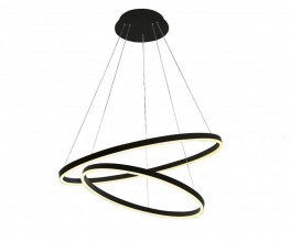 08220,19A(4000K) Подвес Тор черный d80+60 h110 Led 86W (4000K)