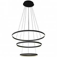 08223,19A(4000K) Подвес Тор черный d80+60+40 h160 Led 110w (4000K) диммируемый