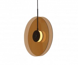 08415-1A,33 Подвес Оливия янтарный d38 h150 Led 11W (4000K)