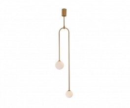 08488-20,20 Светильник полоточный Ирэн бронза w35*15 h120 G4 2*5W (4000K) (Led лампы в комплекте)