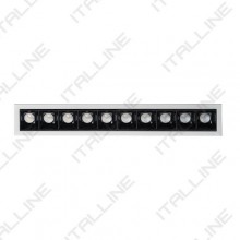 Встраиваемый светильник ITALLINE DL 3074 white/black