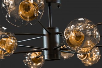 Люстра потолочная 626917  ЖЕЛТЫЙ