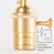 Ретро патрон E27 Золото Loft IT LD4002-9