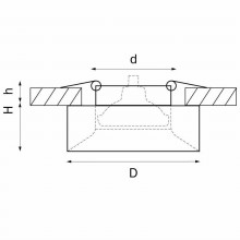 Встраиваемый светильник Lightstar L01002727